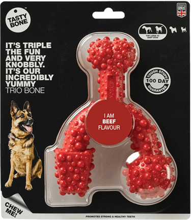 TastyBone Nylon Trio Large Dog - Beef